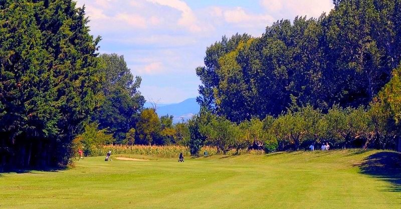 9-hole golf course, Rhone Valley France